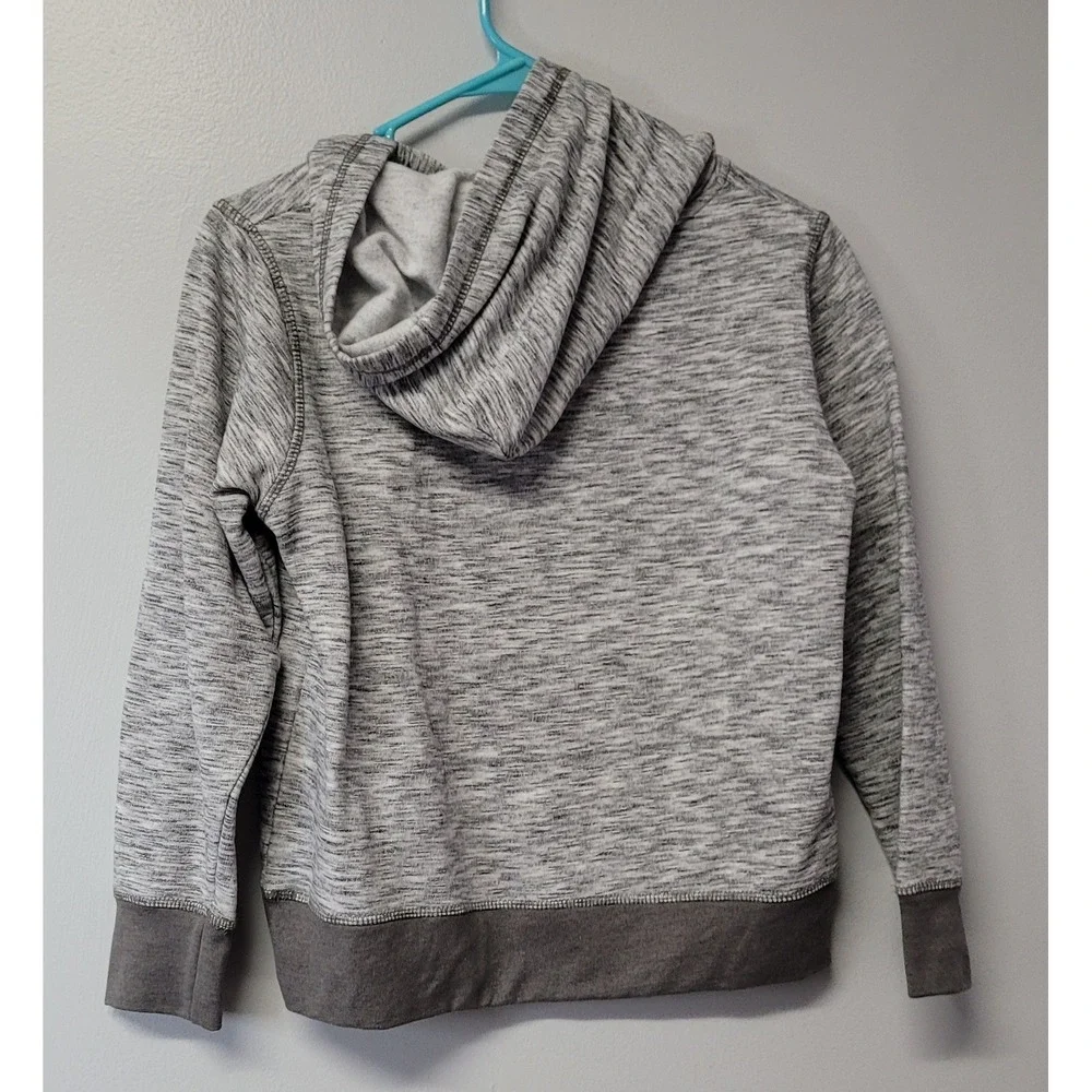 Avalon Apparel Youth Michigan's Upper Peninsula Gray Space Dye Hoodie Size 14/16